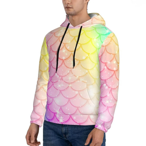 Sudaderas con capucha de sublimación de alta calidad de manga larga de lana con estampado Digital de invierno transpirable ropa informal ecológica para hombres - Product Image 2