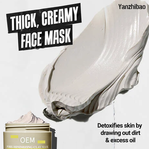 Mascarilla Facial de Arcilla con Niacinamida de Tierras Raras OEM, Minimiza los Poros, Limpieza Profunda y Beneficios Refinadores de Poros para Todo Tipo de Piel - Product Image 2