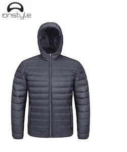 Comfortable and Stylish Winter Warm Coat Thick Outdoor <b>Canvas</b> High Street Custom Hooded Bubble Puffer <b>Jacket</b> Men - Product Image 2