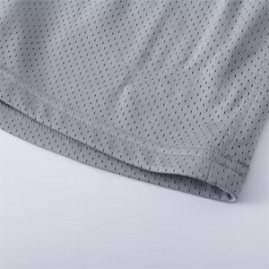 Shorts de basketball pour hommes style urbain, séchage rapide, respirants, en tissu peigné 100% polyester, taille mi-haute élastique, vente en gros - Product Image 4