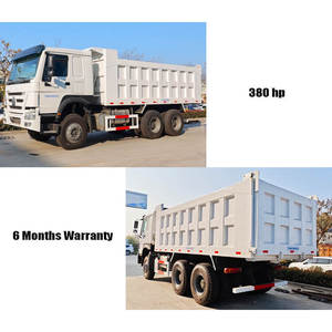 Camion benne d'occasion Sinotruk Howo 380 8x4 RHD 400HP Moteur Weichai Euro 5 Capacité de charge 50t pour la construction - Product Image 4