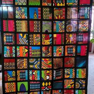 Tela exclusiva de algodón con estampado de cera Africana | Textil Premium para diseñadores de camisas - Product Image 6