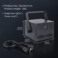 Mini Projecteur Laser DJ Portable 2W RGB 2026, Nouveauté, Lumières de Fête Clignotantes, Effets Disco, Contrôle DMX512, Plus de 200 Effets, CRI 95 Élevé, IP20
