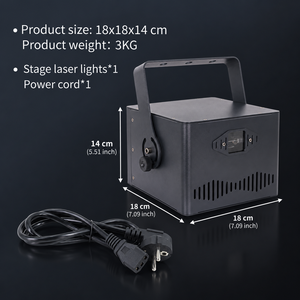 Mini Projecteur Laser <span class=keywords><strong>DJ</strong></span> Portable 2W RGB 2026, Nouveauté, Lumières de Fête Clignotantes, Effets Disco, Contrôle DMX512, Plus de <span class=keywords><strong>200</strong></span> Effets, CRI 95 Élevé, IP20 - Product Image 6