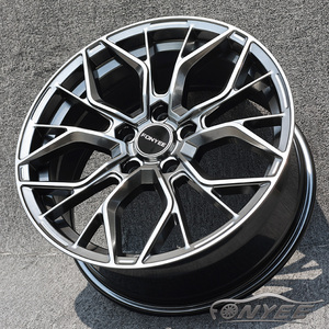 Jantes Fonyee 17x7,5 pouces 5x100/114,3 35 mm en alliage d'aluminium <span class=keywords><strong>noir</strong></span>, neuves pour Accord, pour voitures particulières - Product Image 3