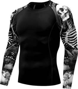 T-shirt de sport personnalisé à manches courtes en laine peignée avec inscription, haut d'entraînement de fitness, vêtements de sport à séchage rapide pour hommes et femmes - Product Image 5