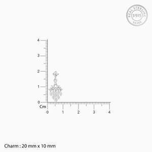 Pendientes de plata con diamantes de Valle de uva - Product Image 5