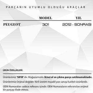 Boquilla de fuente de agua de 2 piezas para Peugeot 301 (envío desde el fabricante de Turquía) Código de producto: - Product Image 2