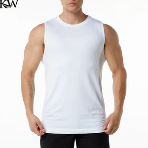 Fitness Tank Top For Men Workout <b>Muscle</b> Fit Stringer Gym Shirt Sleeveless <b>Vest</b> Bodybuilding Cotton Training Tee - Product Image 1
