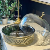 Support à gâteau en métal martelé pour décoration de mariage, finition brillante, fait main, écologique, certifié CE, lavage à la main uniquement, 1 pièce