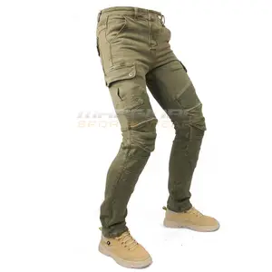 2023 nuevo diseño de pantalones de Motocross para exteriores, pantalones vaqueros de moto, pantalones de carreras, pantalones elásticos con bolsillos laterales