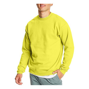 Prix usine 350 GSM sweats en molleton Logo personnalisé couleurs unies unisexe femmes hommes poids lourd col rond sweat à capuche - Product Image 4