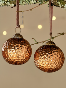 Decorative Christmas Round Glass <b>Ball</b> Hanging Perfect for Christmas Tree Decoration, Wedding Ceremony, Home Garden Decoration - Product Image 2