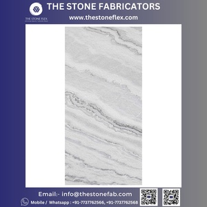 Tôle de placage polie flexible en marbre blanc arctique, durable, imperméable, écologique, design moderne TSF Inde - Product Image 3