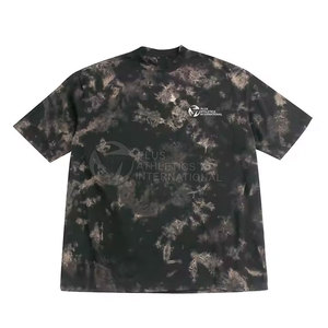 2025 flocon de neige lavé t-shirts coton Style Vintage T-Shirts pour hommes flocon de neige lavé t-shirts - Product Image 4