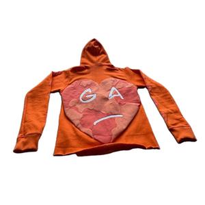 2024 nouveautés hommes automne hiver à capuche rue à manches longues en vrac couleur unie à capuche 100% coton Camouflage motif - Product Image 1