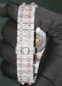 Reloj Mecánico de Lujo para Hombre, Estilo Hip Hop Rap, Correa de Cuero y Acero Inoxidable, Estilo Urbano de la Costa Oeste - Product Image 2