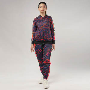 Survêtement lourd en molleton de coton pour femmes personnalisé Ensemble pantalon de survêtement à capuche zippé de haute qualité pour l'hiver - Product Image 1