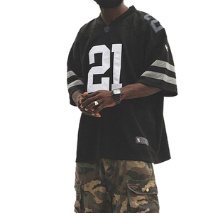 ชุดอเมริกันฟุตบอลแบบใหม่สั่งทำพิเศษ พร้อมสีและขนาดที่กำหนดเอง แขนสั้น แห้งเร็ว ระบายอากาศได้ดี - Product Image 2