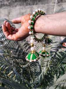 Pulseras DE BODA indias hechas a mano colores surtidos Kalire Ganey Ganaas para Sangeet Haldi Mehndi festivales fiesta desgaste regalo favores - Product Image 6