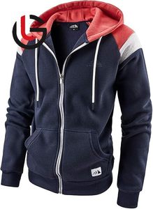 Sudadera con capucha de lana de algodón 100% de peso pesado para hombres invierno cálido sin forro cómodo elegante características personalizadas capucha antiarrugas - Product Image 5