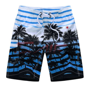 Shorts de Baño Personalizados de Verano, Impresión de Logotipo, 100% Poliéster Ecológico, Secado Rápido, Tejido Sensible al Agua, Color Sólido - Product Image 4