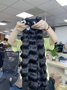 Cabello Remy camboyano Virgen sin procesar, ondulado natural ondulado, extensión de trama de piel sedosa, extensiones de cabello humano Súper suaves - Product Image 2