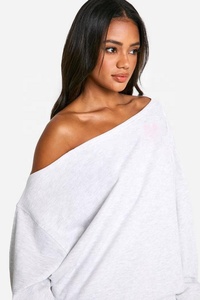 เสื้อฮู้ดและเสื้อสเวตเชิ้ตผู้หญิงคุณภาพสูงสำหรับฤดูหนาว ผลิตจากผ้าคอร์ดูรอย 100% คอตตอน คอตั้ง ด้านหน้า - Product Image 3