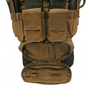 เสื้อกั๊กยุทธวิธีคุณภาพสูงสำหรับการล่าสัตว์ พร้อมช่องเก็บของเสริมสำหรับใส่กระเป๋าใส่เครื่องวิทยุ - Product Image 3