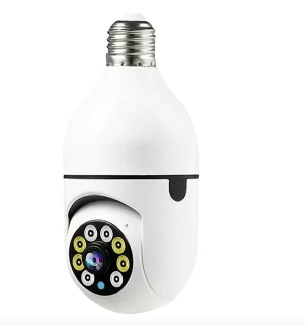 New Model E27 Bulb Camera Night Vision Full Color Automatic Human Tracking Indoor Security Monitor
