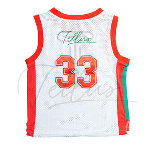 Design Your Own Plus Size Printed <b>Kids</b> <b>Basketball</b> Uniform Set Polyester/Cotton Latest Style High Quality - Product Image 6