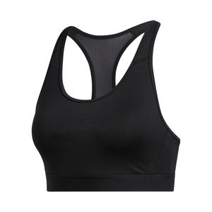 Soutien-gorge de sport sans couture à impact moyen pour l'entraînement de yoga, pilates et gym avec coussinets amovibles et tissu doux fabriqué au Pakistan - Product Image 1