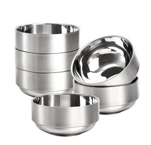 Restaurants and Hotel Custom Design Metal Round Shape Stainless <b>Steel</b> <b>Bowls</b> Mixing <b>Bowls</b> Fruit and Vegetables Salad Serving <b>Bowl</b> - Product Image 4