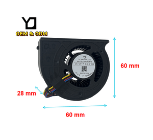 Ventilateur électrique 12V DC 60x60x28mm avec OEM moyenne pression personnalisable - Product Image 1