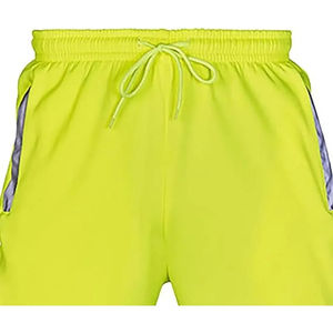 Pantalones de trabajo de seguridad de alta visibilidad para hombre, pantalones reflectantes, cintura elástica, bolsillos con cordón, pantalones de trabajo informales de alta visibilidad - Product Image 4