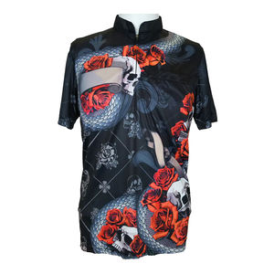 T-shirts à fléchettes par sublimation personnalisée Chemises à fléchettes avec poche Chemises en jersey Conception pour Offre Spéciale à fléchettes - Product Image 5