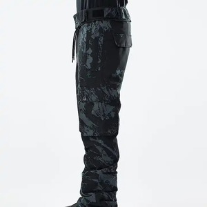 Pantalones de esquí de snowboard de invierno con estampado personalizado de fábrica, pantalones de esquí de invierno impermeables a prueba de viento para exteriores para hombres - Product Image 2