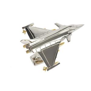 Modelo Decorativo de Avión, Misiles Dorados, Níquel Pulido, Aluminio Fundido, Modelo de Avión de Combate a Escala Personalizada, Decoración para Mesa de Salón - Product Image 1