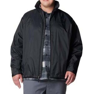 Chubasquero impermeable con capucha y revestimiento ligero para hombre, chubasquero de lona para exteriores, carcasa para senderismo, viajes, estilo callejero - Product Image 3