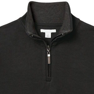 Sudadera de Alto Rendimiento con Cierre de Cremallera de un Cuarto, Mezcla de Algodón, Transpirable, Deportiva, Cuello Alto, Manga Larga, Ligera - Product Image 5