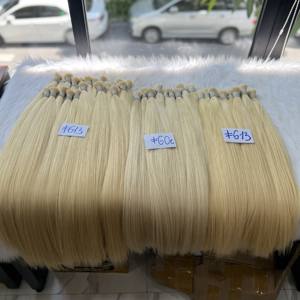 VENTE CHAUDE COULEURS BRÉSILIENNES CHEVEUX DROITE DOUBLE TIRÉ CUTICULE ALIGNÉ VIERGE REMY RUSSE EXTENSIONS DE CHEVEUX HUMAINS - Product Image 3