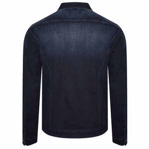2024 meilleure tenue hommes personnalisé coupe ajustée hiver Jean veste manches longues bouton fermeture Denim veste prix de gros - Product Image 3