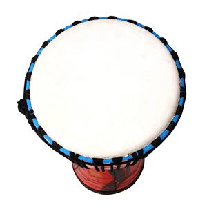 SOLOBEAT Tambour djembé africain en bois rouge de 12 pouces - Product Image 2