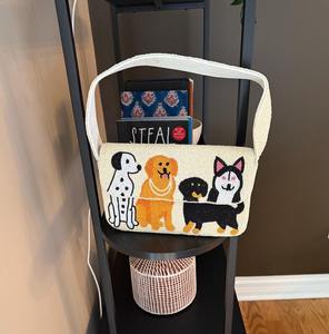 Sac à main élégant en coton avec perles de verre multicolores, artisanal, de luxe, pour femmes et filles, articles cadeaux, vente en gros HO-11 - Product Image 3