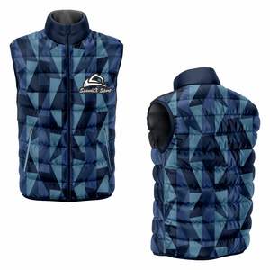 Vestes d'hiver chaudes sans manches Vestes en peluche sans manches avec impression personnalisée Vestes en peluche avec service et coutures OEM - Product Image 6