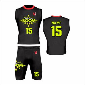 Uniformes de football 7v7 pour jeunes ensembles 7 sur 7 maillots de football 7v7 uniforme de compression sublimé par le football gants de sac de sport - Product Image 6