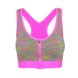 Soutien-gorge de sport léger à maintien élevé, personnalisé avec logo imprimé, en polyester et élasthanne, résistant aux chocs, pour femmes, vente en gros, haute qualité, 2026 - Product Image 4
