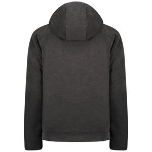 Chaqueta de Forro Polar Tejido Impermeable para Hombre, Diseño Nuevo, con Cierre Completo Bordado, Cuello Alto, Patrón Sólido, con Capucha para Invierno - Product Image 4