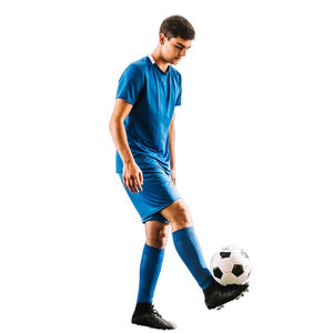 Maillots de football rétro personnalisés de haute qualité pour adultes uniforme d'entraînement de football classique avec style de jeu de logo de sponsor - Product Image 5