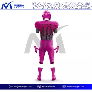 ชุดเครื่องแบบอเมริกันฟุตบอลผู้ชายแบบสั่งทำชุดเสื้อกีฬาแห้งเร็วระบายอากาศได้ชุดทีมสโมสรแข่งขันขายส่ง - Product Image 4